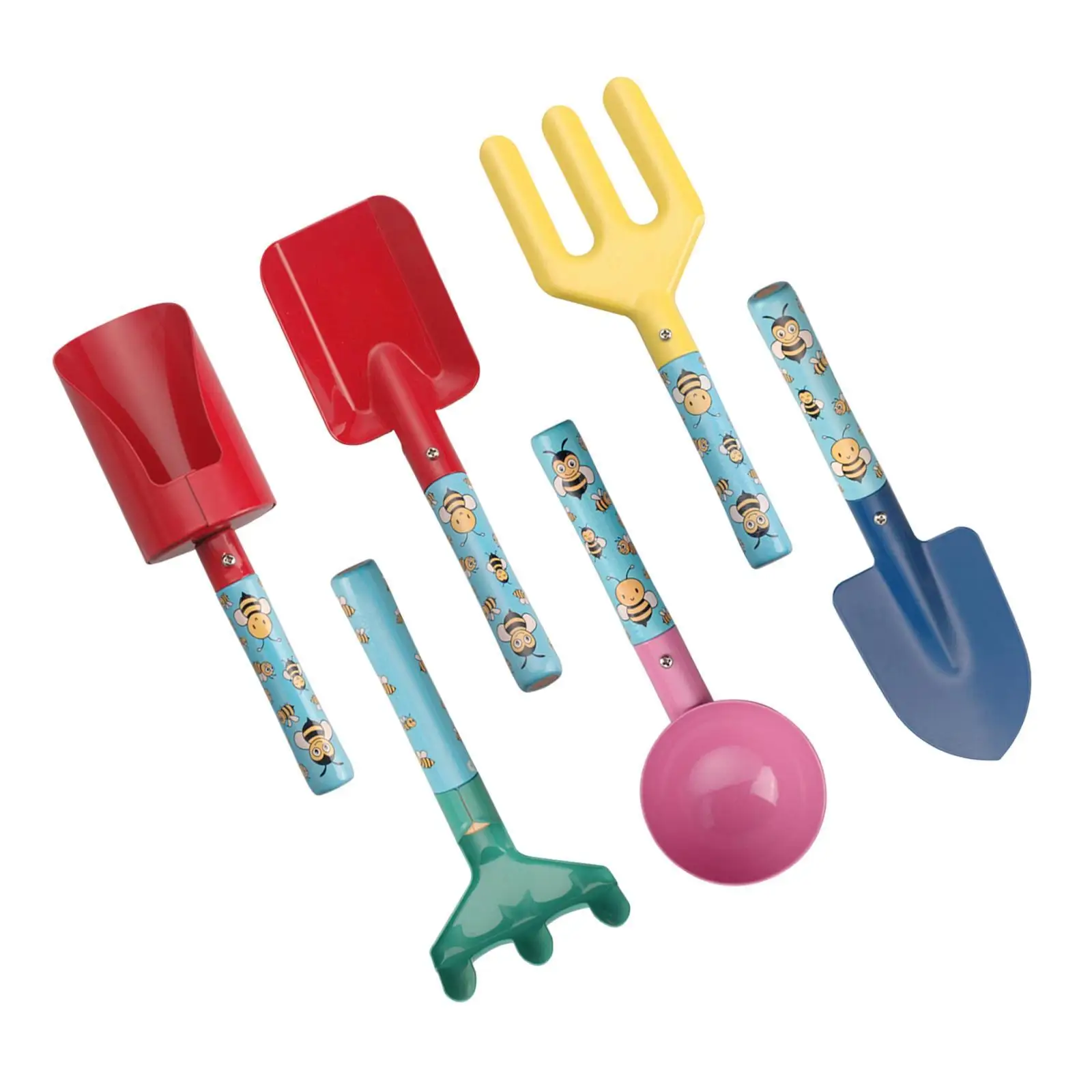 6 шт. набор садовых инструментов аксессуары прочный закругленный угол