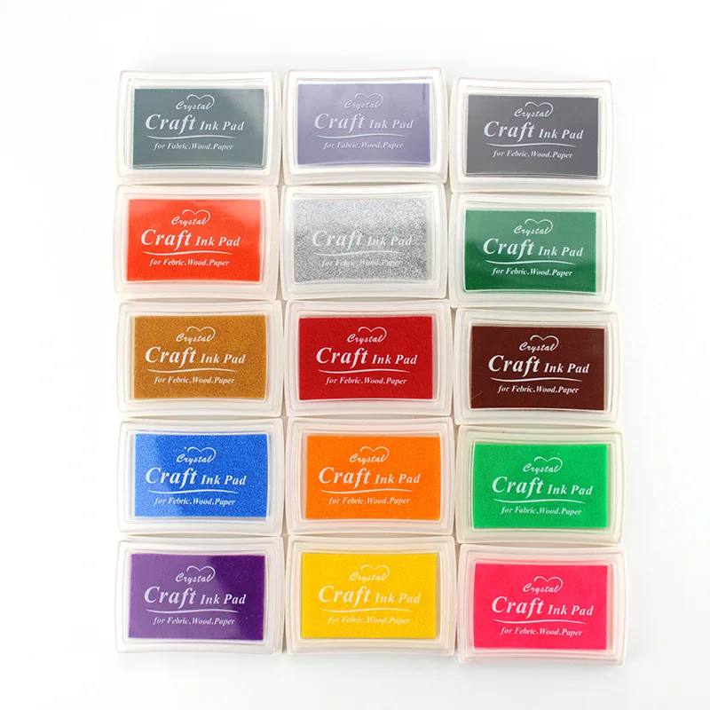 Яркая чернильная подставка для рукоделия яркая ткани деревянной бумаги