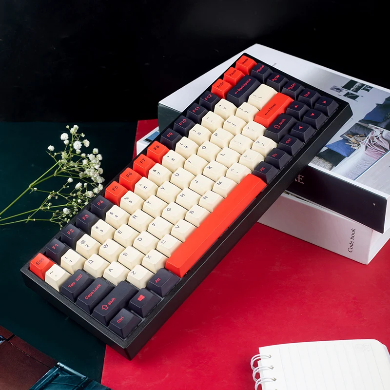 

Проводная Механическая клавиатура с RGB-подсветкой, 84/87 клавиш, 2,4 ГГц