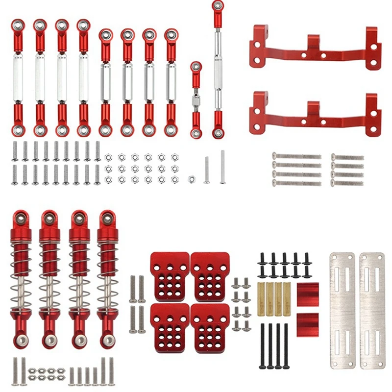 

Металлический стержень, Тяговые стержни, звенья, амортизатор, фотоэлемент для WPL C14 C24 1/16, аксессуары для радиоуправляемых автомобилей