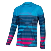 mountain bike pro team shirts motocross mt500 electric blue mens long sleeve breathable jerseys maillot ciclismo lightweight