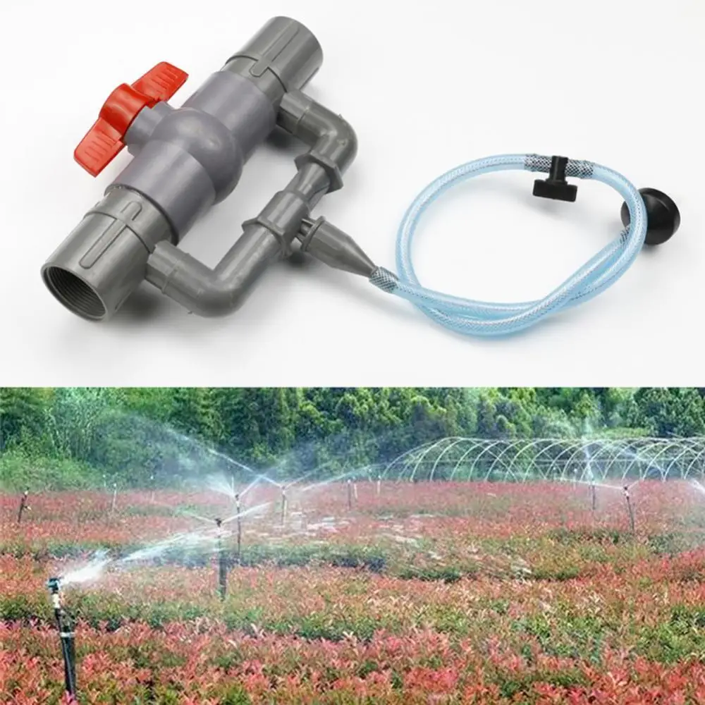 

32/40/50/63mm Venturi Fertilizer Applicator Filter Tube Gardening Irrigation Water Injector Switch Set Agriculture Fittings