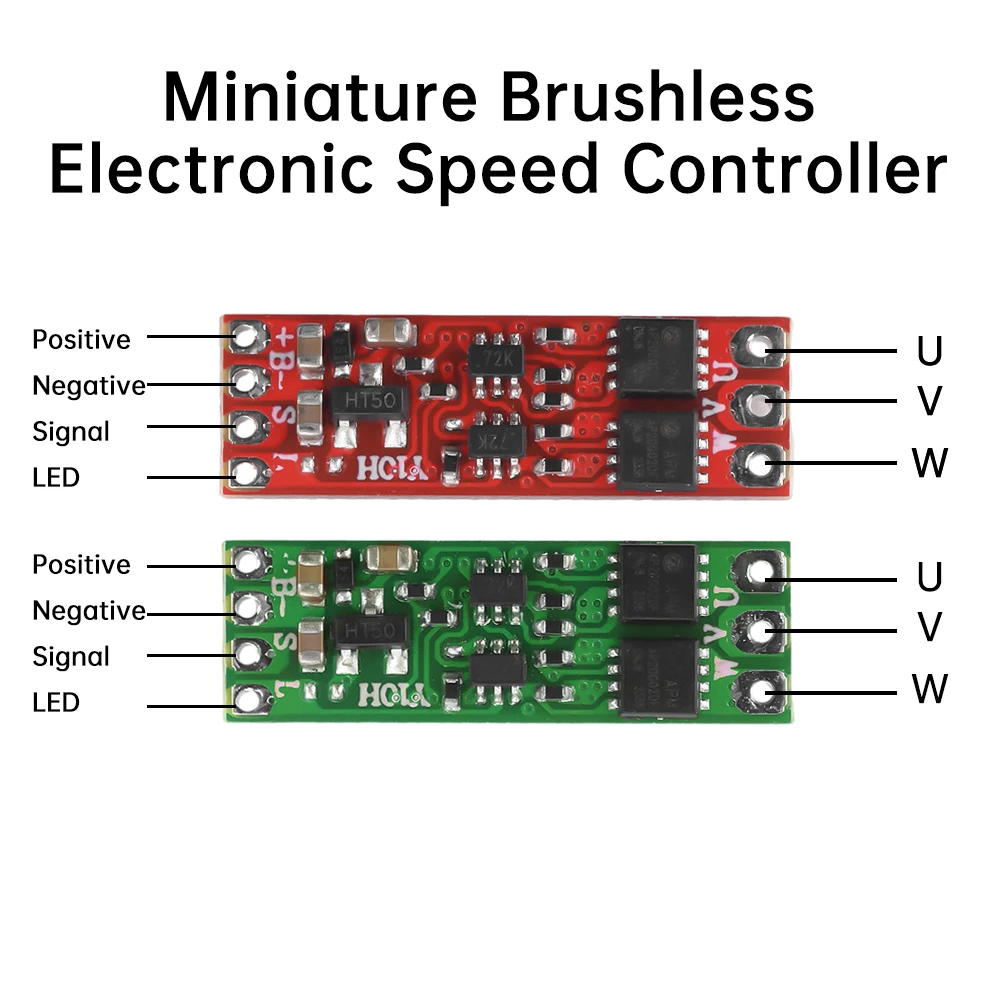 DC 2S-3S 8A 5V-16V Микро Самолет Бесщеточный ESC регулятор скорости двигателя для 1104 1106 1306