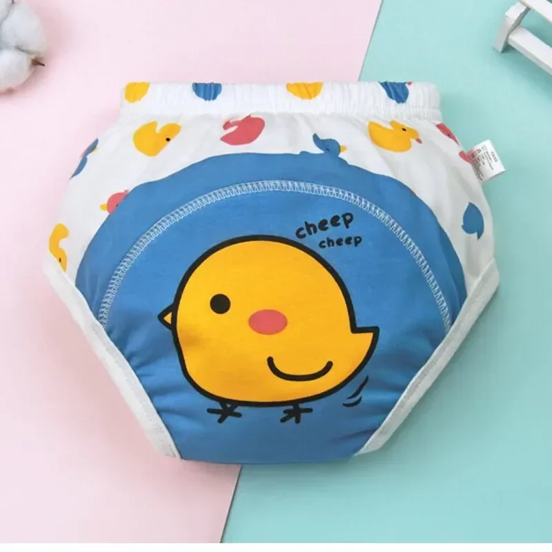 4 шт. Детские многоразовые подгузники из хлопка