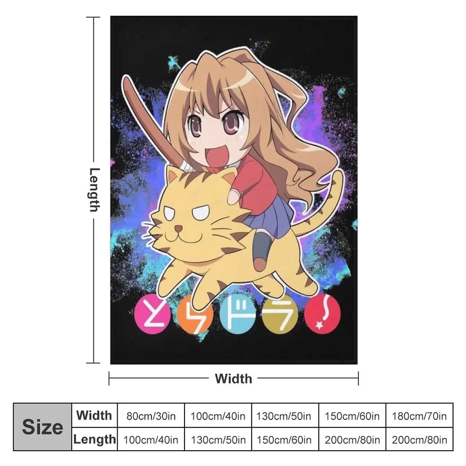 Одеяло Toradora тяжелое одеяло для сна милые клетчатые одеяла в стиле аниме