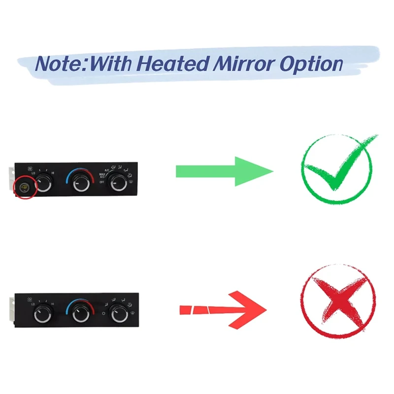 For Chevrolet Express GMC Savana 3500 AC Heater Climate Control Module 599-294