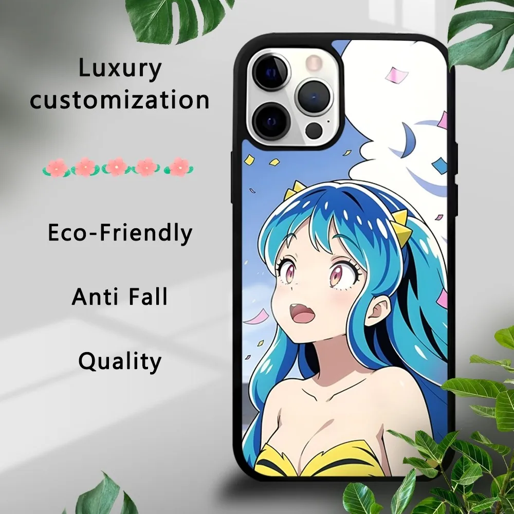 Чехол для телефона U-Urusei Y-Yatsura Lum с аниме iPhone 16 15 14 13 12 11 Pro Xs Max Mini Plus Celulares Hard Funda