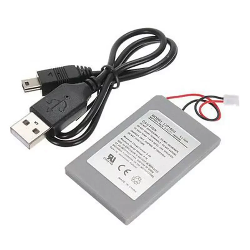 

GTF 1800mAh Replacement Battery Power for Supply + USB Data Charger Cable Cord Pack for Playstation 3 PS3 Controller