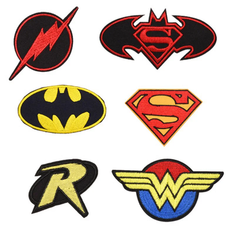 Патчи с персонажами Marvel Мстители патчи вышивкой животными в виде супергероев