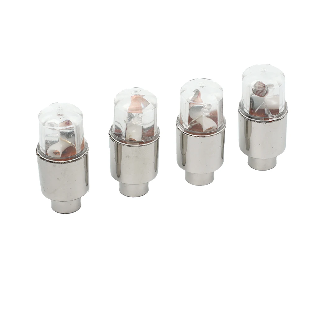 

4PCS Car Auto Wheel Tire Tyre Air Valve Stem LED Light Covers Accessories Kits Car Styling Light Led Light Assembled