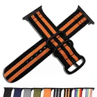 Ремешок из мягкой нейлоновой ткани для apple watch 40 мм 44 мм 6 se 5 4, Соло-браслет для iwatch 38 мм 42 мм 5 3 2