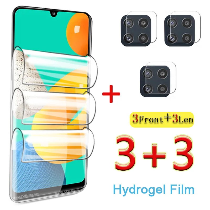 

Гидрогелевая пленка с полным покрытием для Samsung Galaxy M32 M12 M21 M31s, пленка для объектива, Защита экрана для Samsung M32, Защитное стекло для камеры