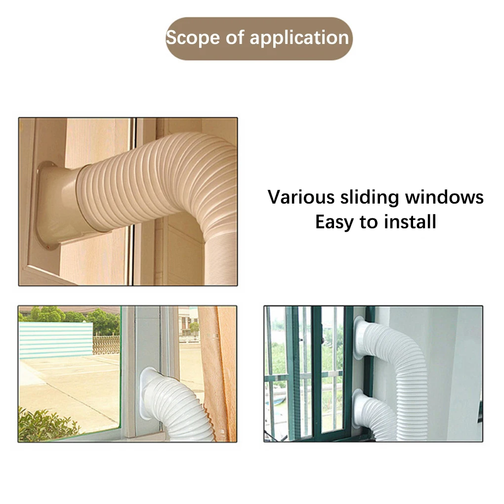 

Portable Air Conditioner Windshield Window Sealing Wind Plate Connector Removable Room Professional Upgrading Accessory