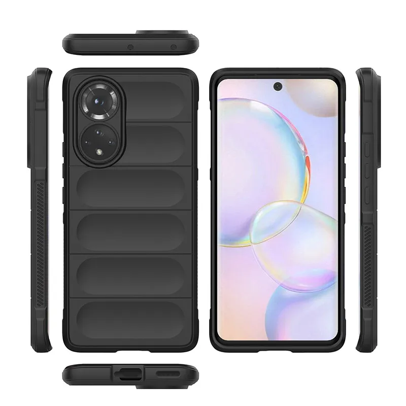 For Honor 50 Cover Honor 50 Case 6.57 inch Rubber Shockproof Soft Silicone Protective Bumper For Honor 70 50 Lite Nova 8i 9 Pro