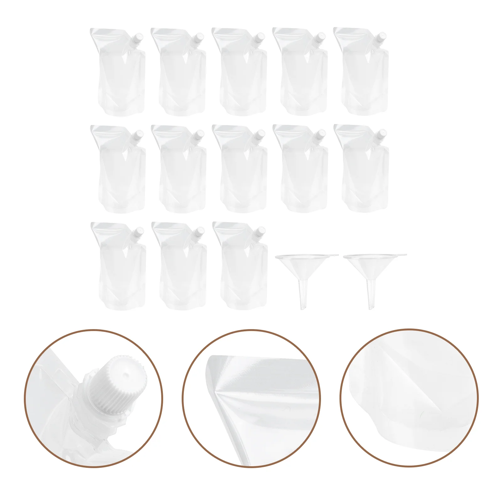 

1 Set Plastic Bag Plastic Beverage Pouch Breakfast Shop Bag Beverage Pouch