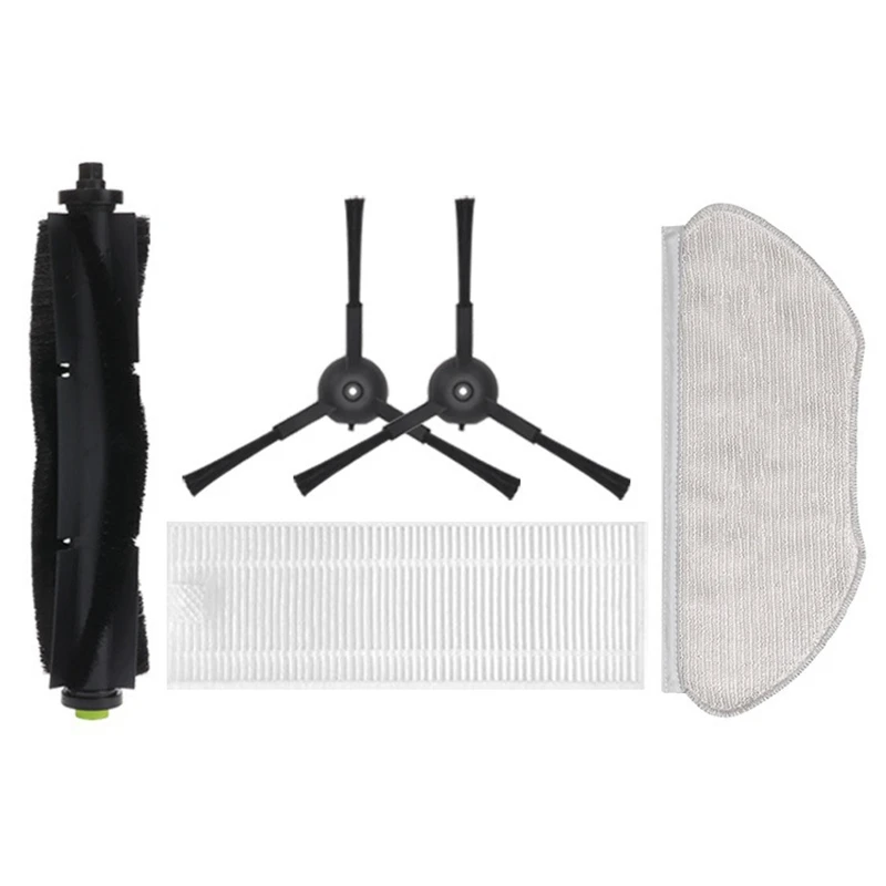 

5 шт., моющаяся основная боковая щетка с HEPA-фильтром