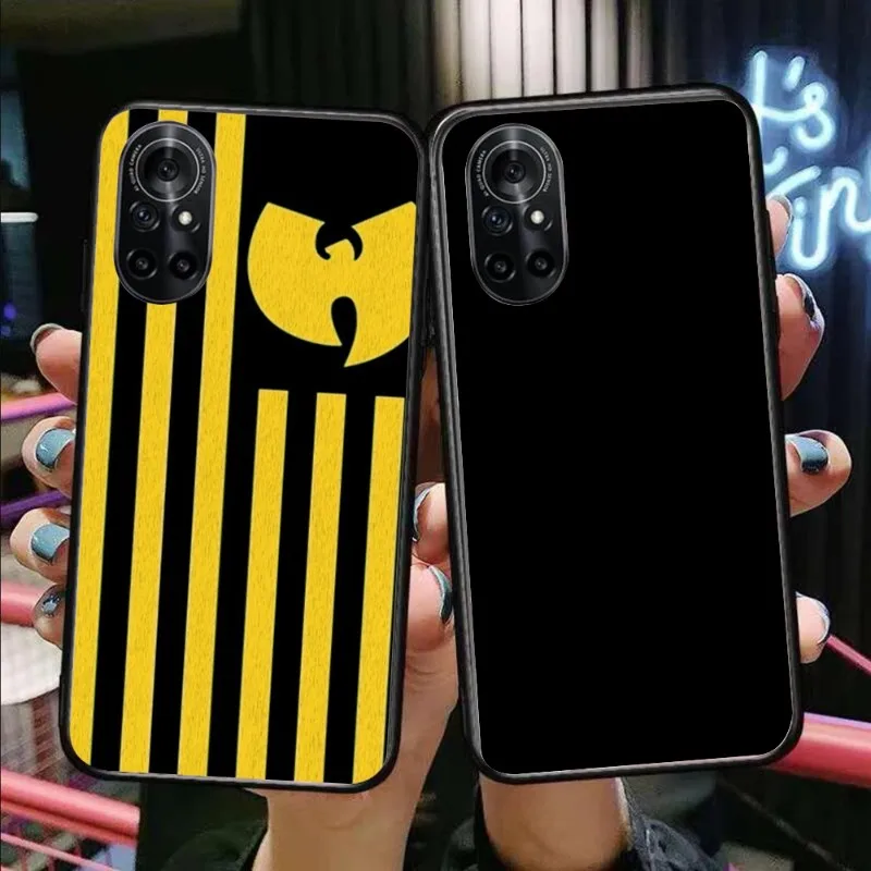 Чехол для телефона Rapper W-wWu TangG-g для Honor 70 50 20 7S X9 X8 X7 Magic 4 3 Pro, мягкий черный чехол для телефона