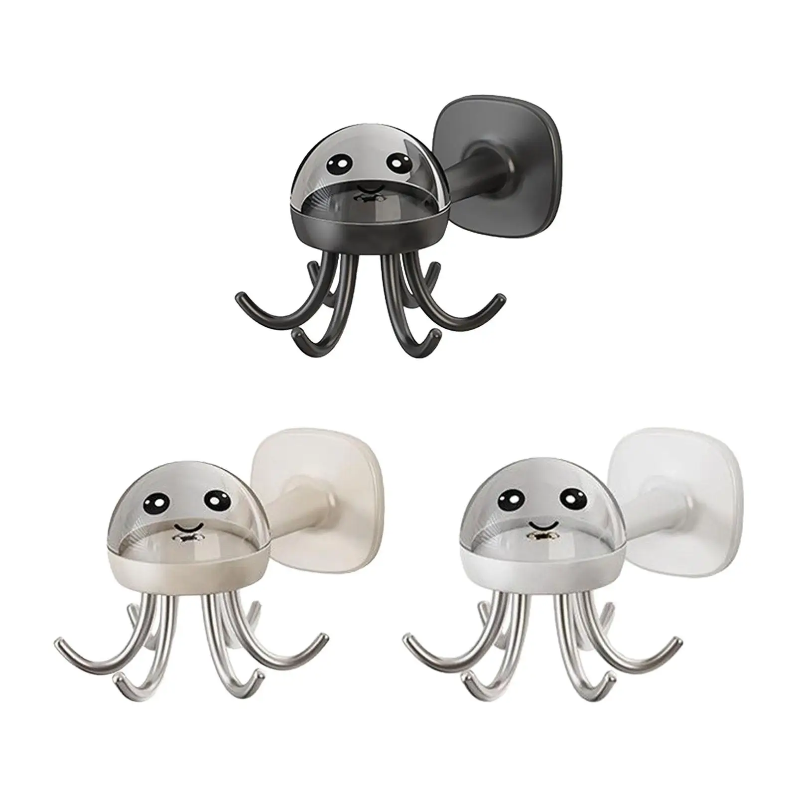 

Rotating Utensils Hooks Cooking Tools Organizer 360 Degree Wall Hook Kitchen Utensil Hooks for Kitchen Home Bathroom Spoons