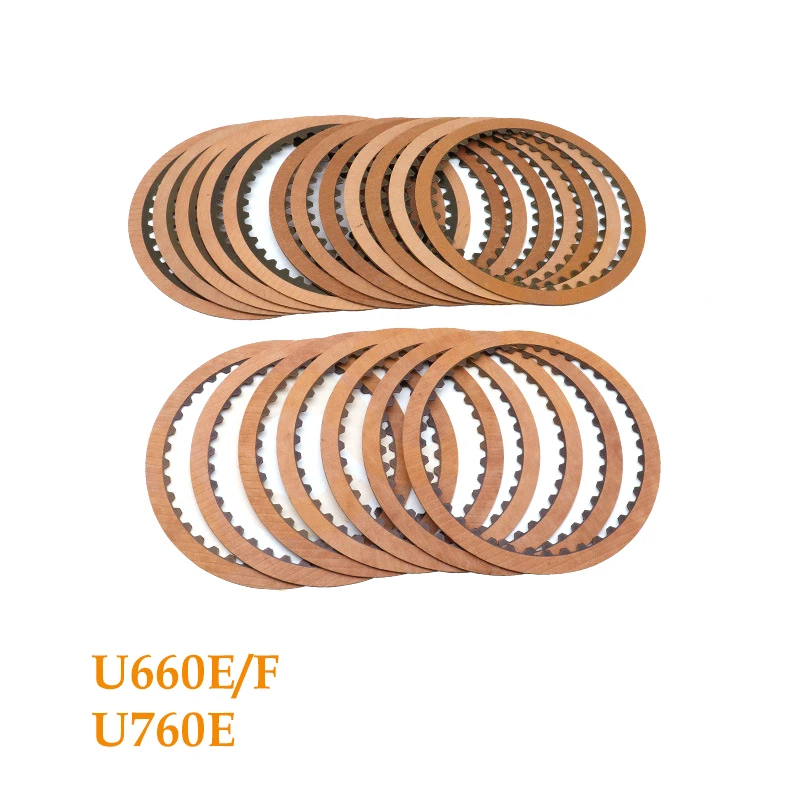 

19 Pcs U660E U660F U760E Friction Plate Gearbox Clutch Friction Plate Package For Toyota Alphard Sienna PREVIA For Lexus ES350