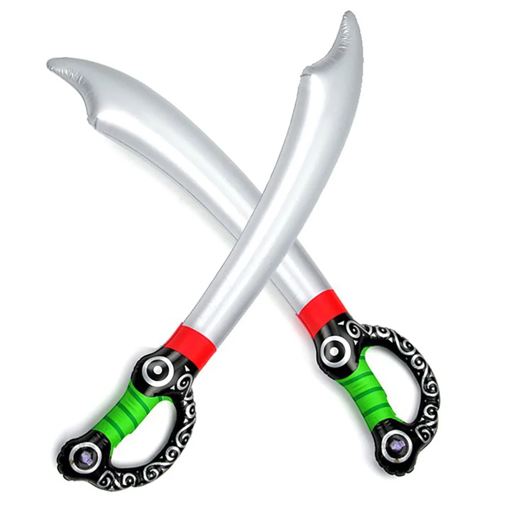 

Inflatable Outdoor Fun Game Playing Birthday Party Favors Pirate Toy Sword Stage Props Inflated PVC Children Cosplay Costume