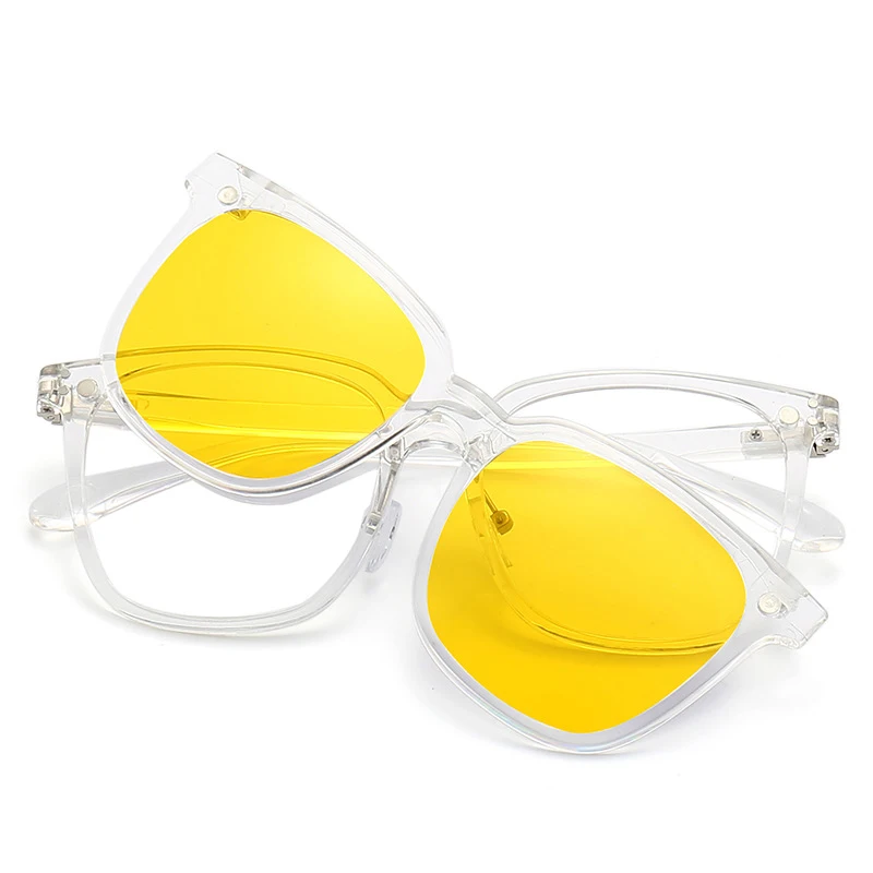 VCKA магнитный зажим 6 в 1 мужские и женские солнцезащитные очки для близорукости