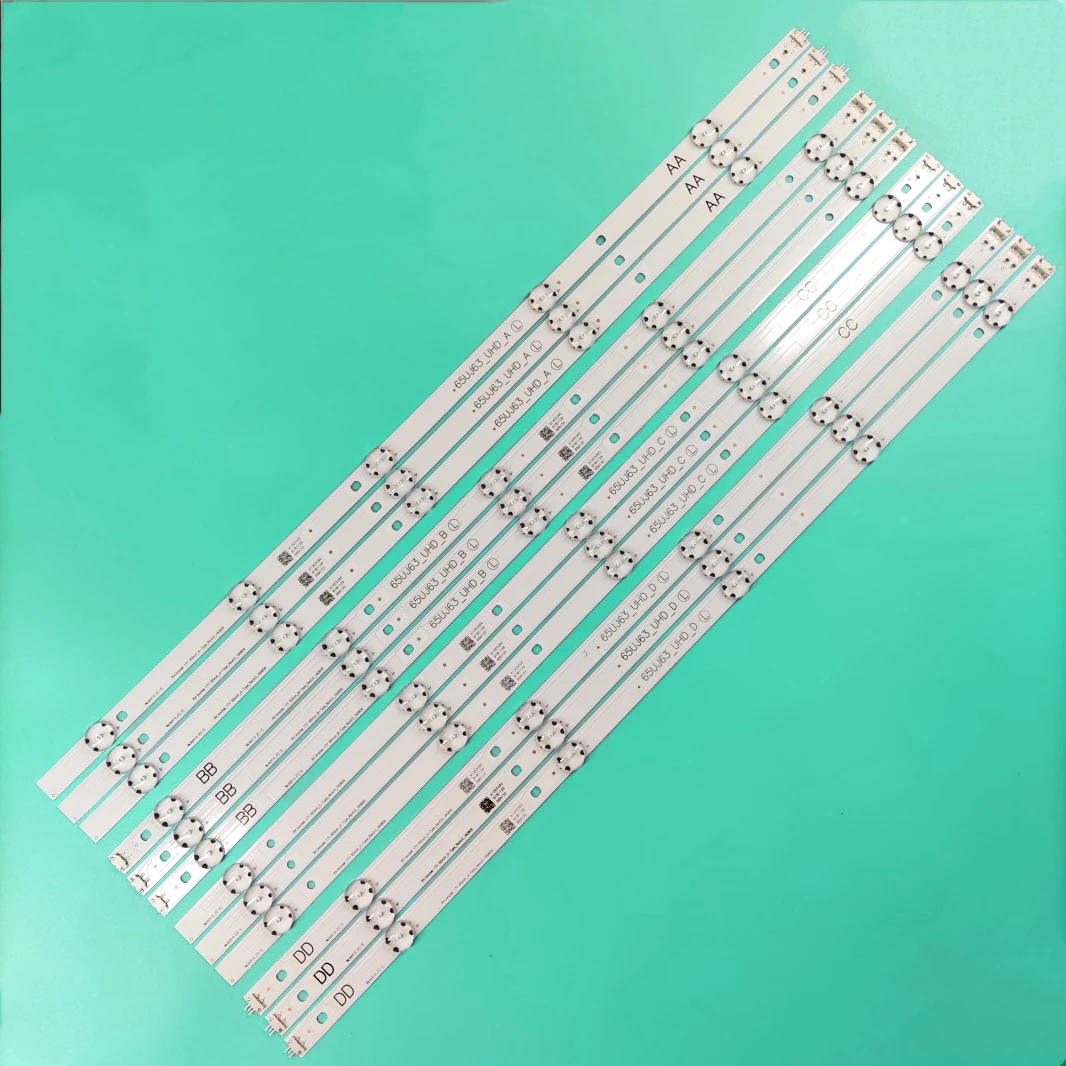 LED backlight strip for LIG 65UJ6300 65UJ630V 65UJ634V 65UJ5500 65UK6100 Innotek 17Y 65inch_A SSC 65UJ63_UHD_A B C D 12 PCS/set
LED backlight strip for LIG 65UJ6300 65UJ630V 65UJ634V 65UJ5500 65UK6100 Innotek 17Y 65inch_A SSC 65UJ63_UHD_A B C D 12 PCS/set