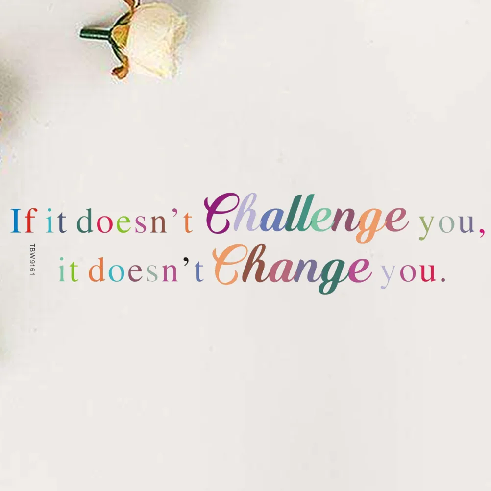 

1pc Inspirational Wall Sticker Creative Wall Paste for Home Room Shop
