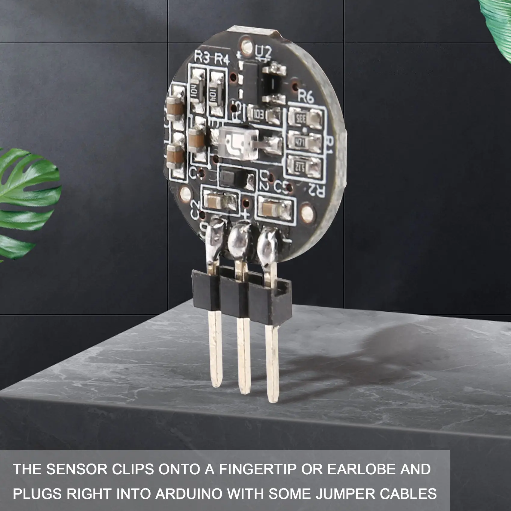 

Пульсометр для Arduino Raspberry pi, черный и красный