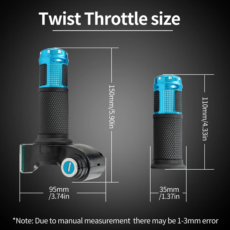 Скоростная Дроссельная заслонка для электровелосипеда с ЖК-дисплеем 12-72 в