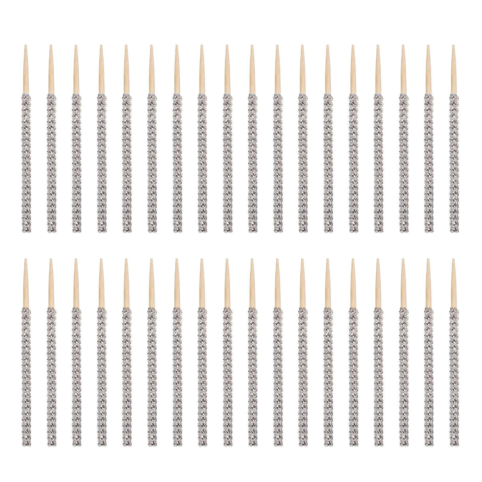 

36 шт., многофункциональные бамбуковые палочки для украшения десертов