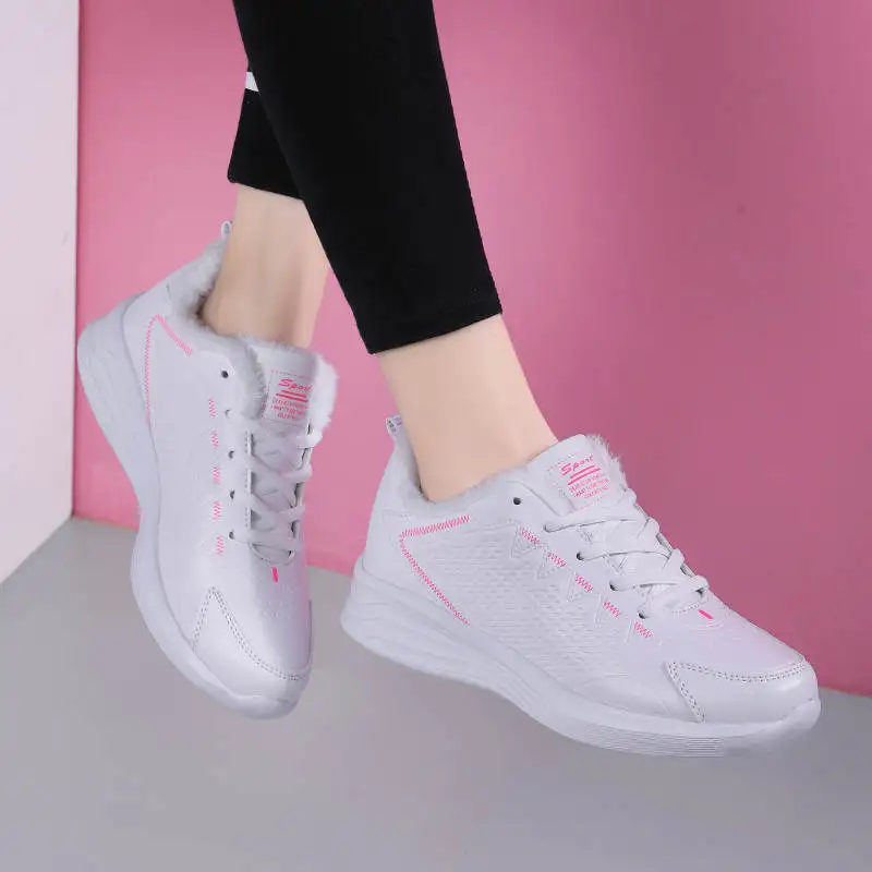 

Running Shoes Women Teens Sports For Women Female Tennis Walking Platform Sneakers Skid-Proof Women's Winter Sport Shoes Tennis