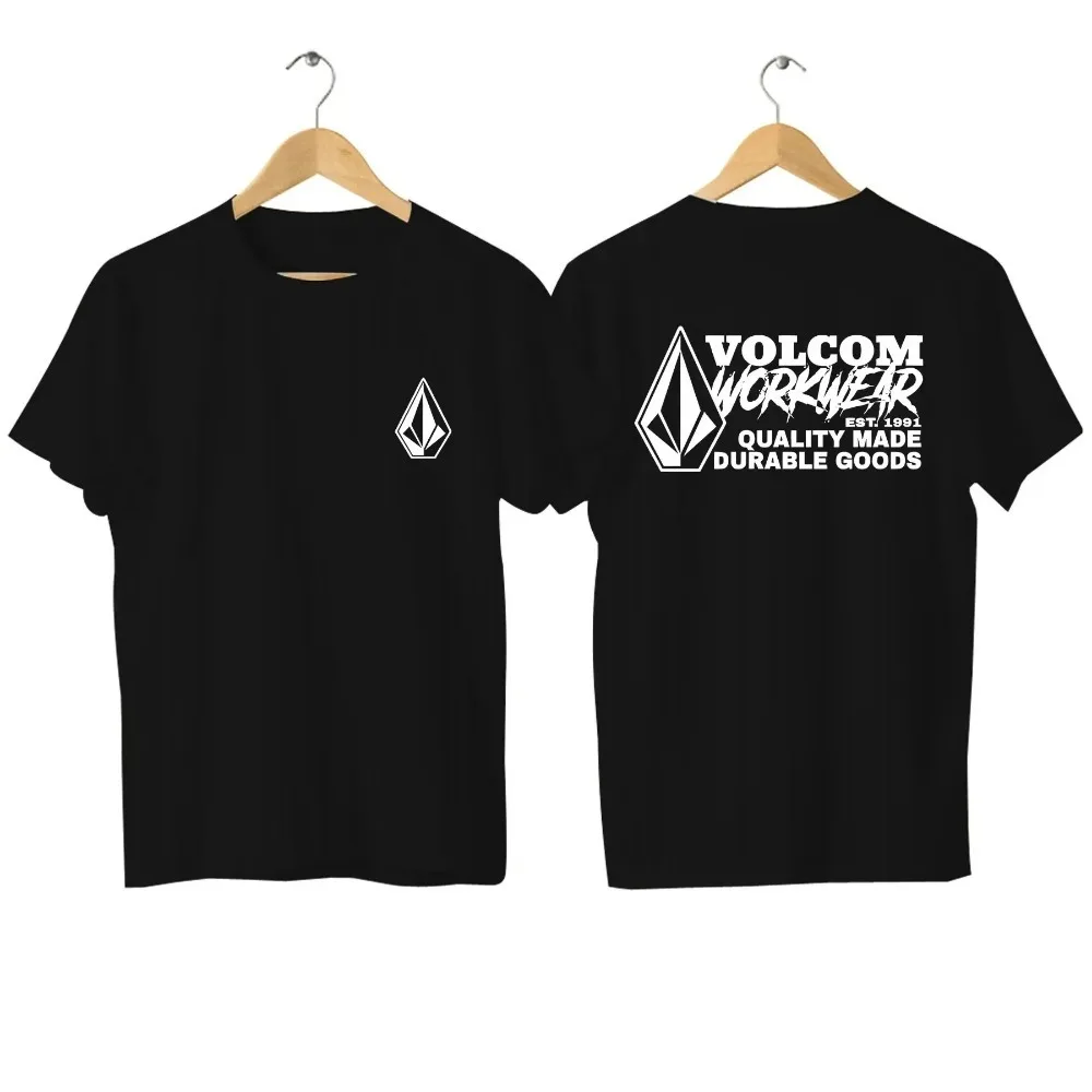 Футболка Volcom Stone трендовая мужская и женская футболка летняя хлопковая большого