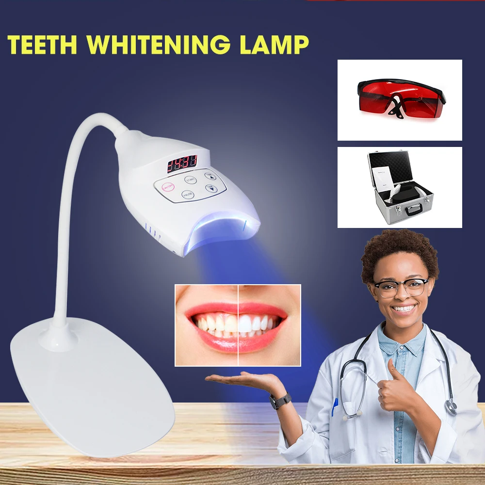 

Professional Teeth Whitening Cold Lamp Kit Machine Dental Chair LED Light System Set with Goggles