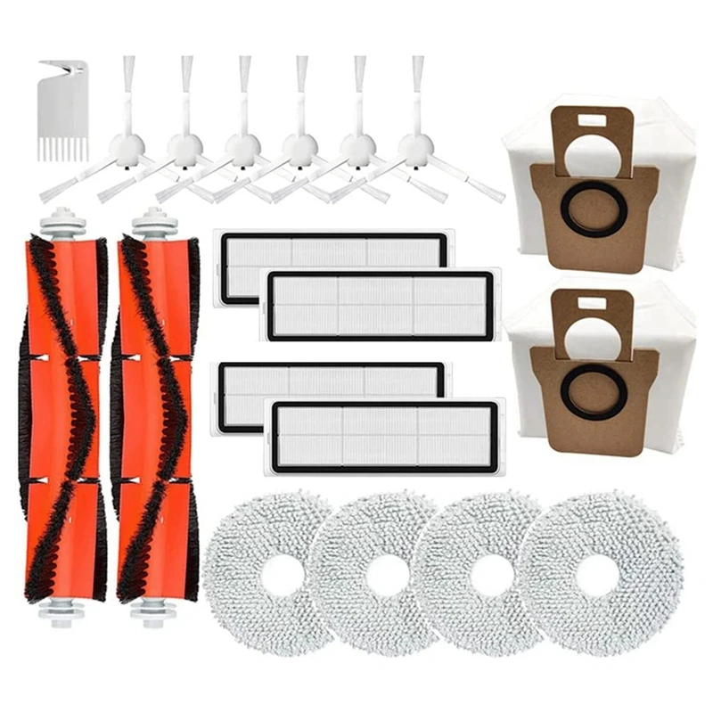 

For XIAOMI Mijia Omni Robot X10+ Dreame S10 Pro L10S Ultra Robot Vacuum Spare Parts Main Side Brush Hepa Filter Mop