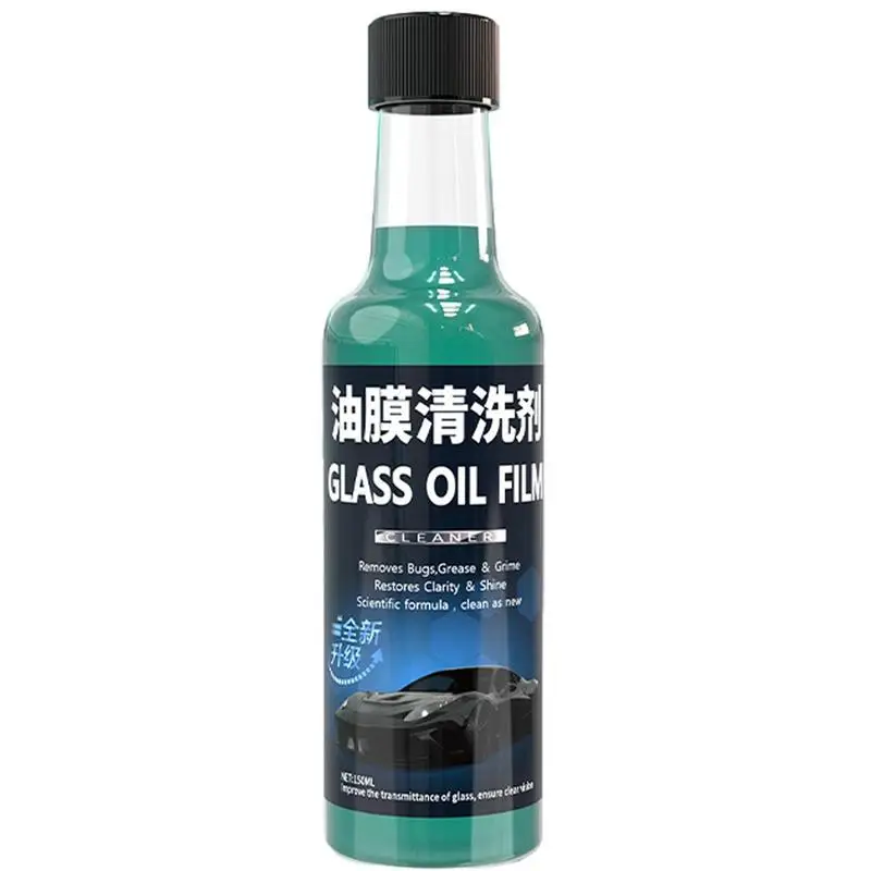 

Auto Glass Oil Film Remover car Oil Film Cleaner Eliminate Water Damage Perfect Glass Restorer 150ml Powerful cleaning accessory