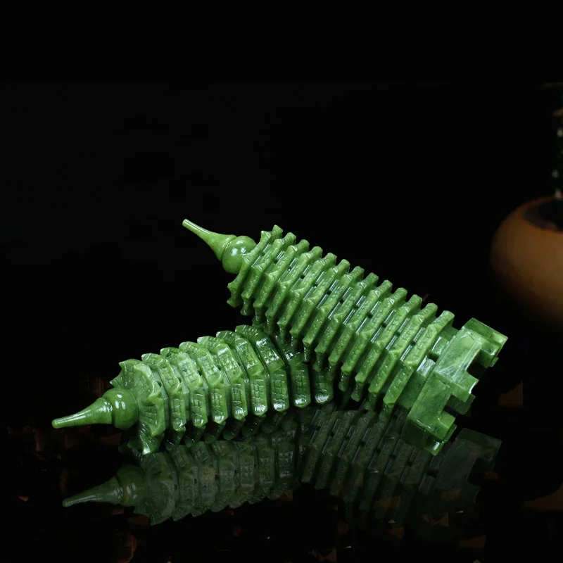 Нефритовая резьба пагода Вэньчан 9 этаж 13 гостиная офисный стол учебный книжный