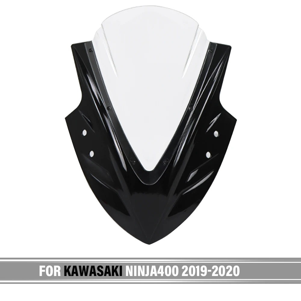

For Kawasaki Ninja 400 2019-2020 250 300 2013-2018 Motorcycle Windshield Windscreen Ninja400 Ninja250 Ninja300 Wind Screen