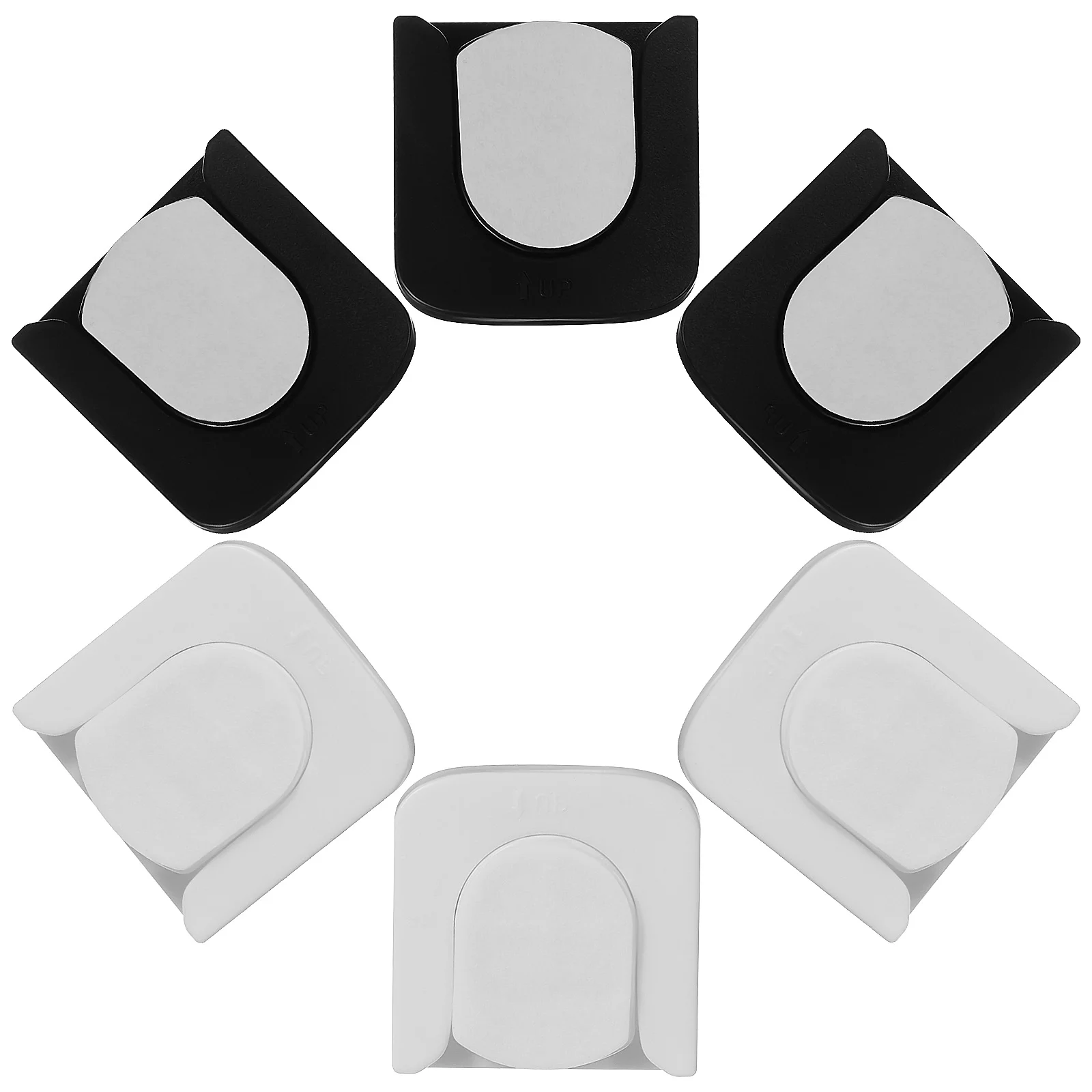 

6 Pcs Rv Accessories For Inside Hooks Projector Magnetic Remote Control Holder Abs Wall