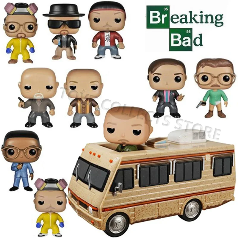 Funko Pop Breaking Bad Mike JESSE PINKMAN #159 Gus Fring #167 Walter White Saul Goodman #163 Heisenberg #162 Фигурки игрушек