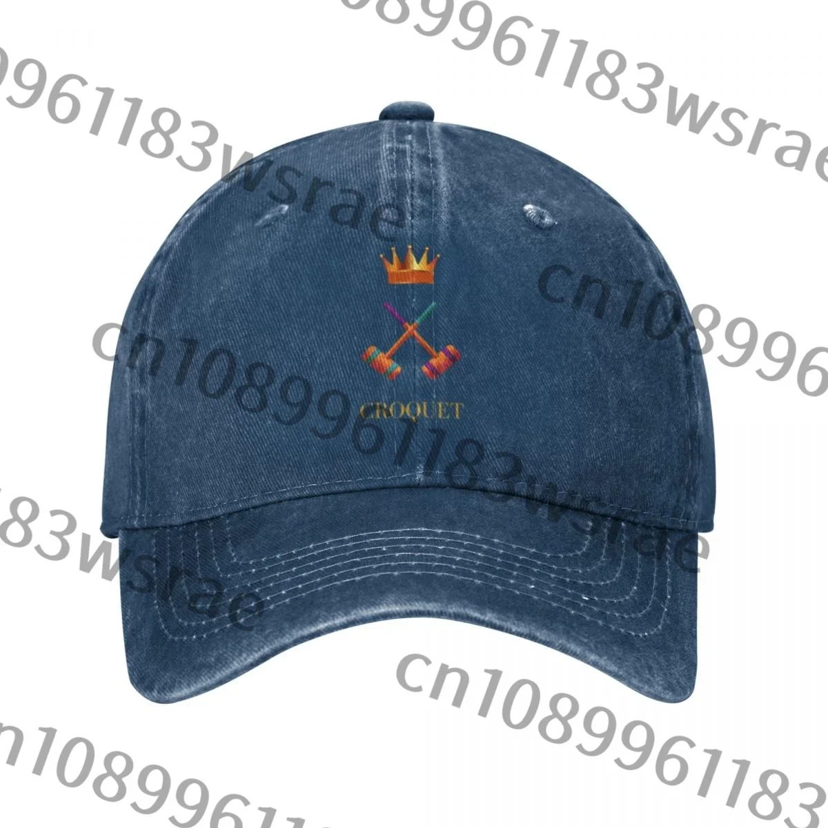 Кроскетбольные клюшки и корона стильные бейсбольные аксессуары