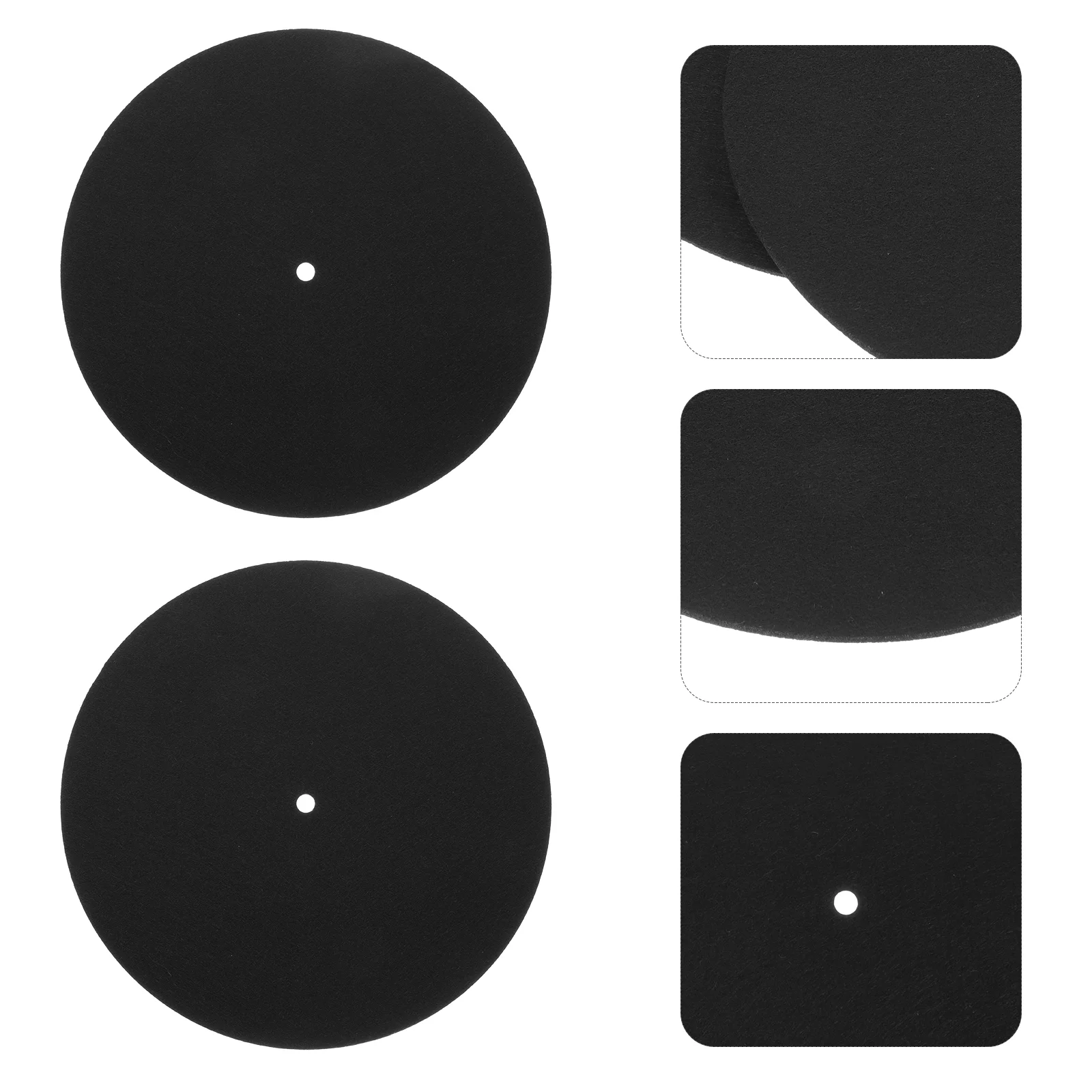 

Record Mat Vinyl Turntable Disc Pad Platter Accessories Cleaner Holder Felt Storage Slipmats Dj Rubber Mats Silicone Red