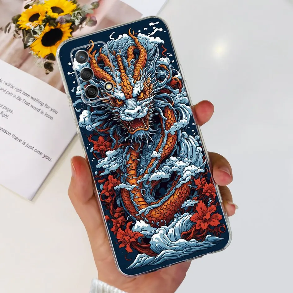 6 43 "для OPPO A74 чехол CHP2219 для A95 CHP2365 цветы прозрачные мягкие силиконовые чехлы