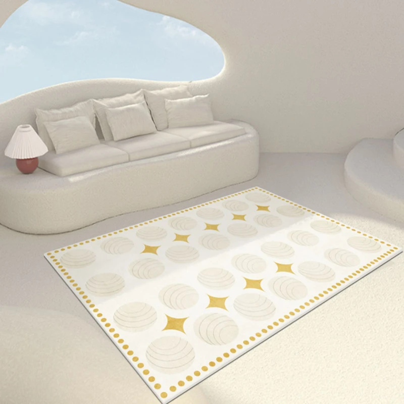 

Nordic Style Carpets for Living Room Modern Luxury Bedroom Decor Carpet Home Washable Non-slip Floor Mat Minimalist Bedside Rug