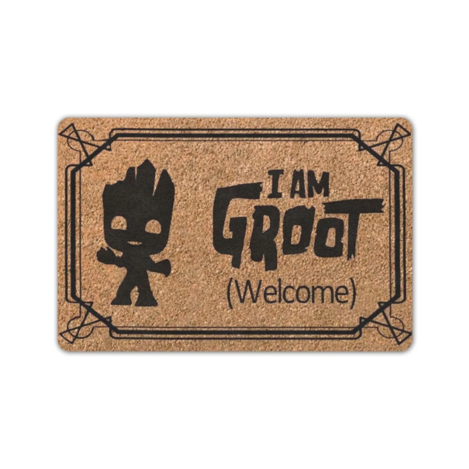 

I Am Groot Doormat - Premium Door Mat - Welcome Mat Decorative Outdoor Kitchen Mats For Floor Non-Woven