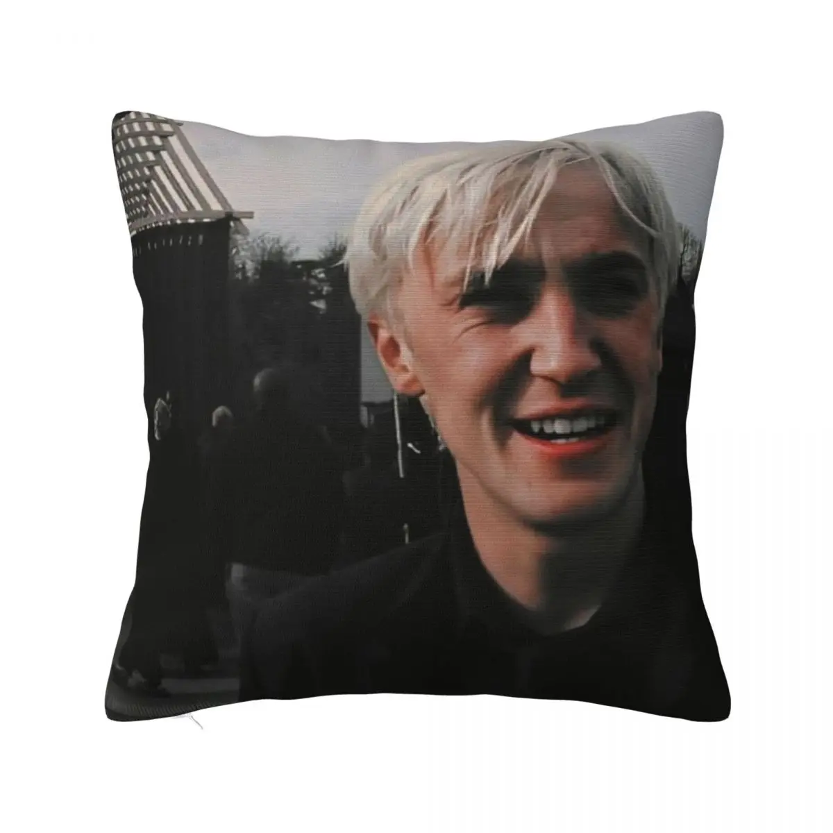 

Tom Felton Cute Popular Pillowcase Printing Polyester Cushion Cover Gift draco malfoy Sherpa Pillow Case Cover Seater 45*45cm