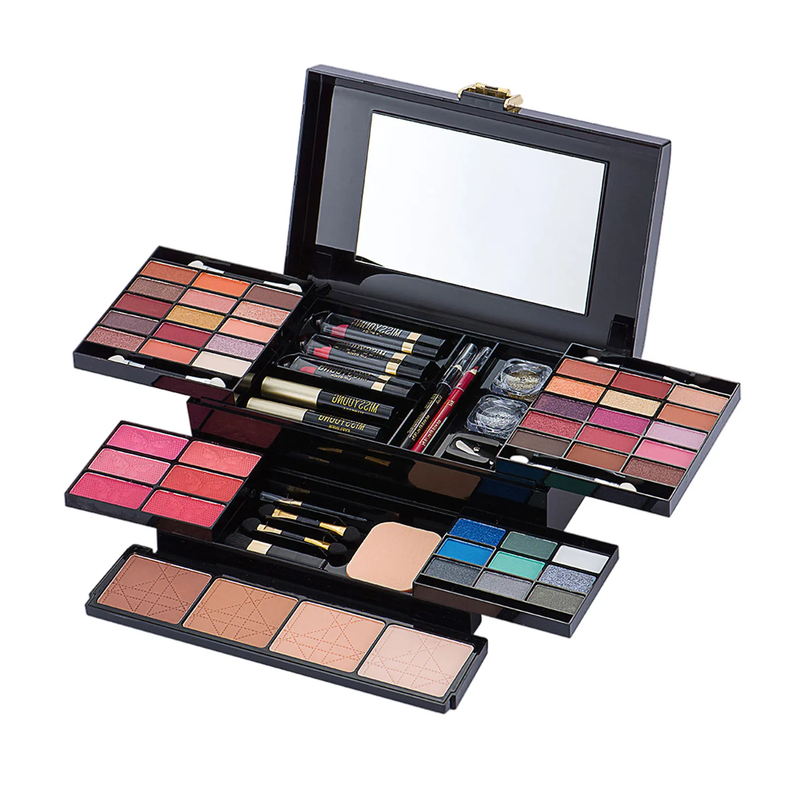 

Face Makeup Box Full Makeup Set Eyeshadow Makeup Palette Set Lip Gloss, Eye Shadow Blush Contouring Lipstick Highlighter Brush