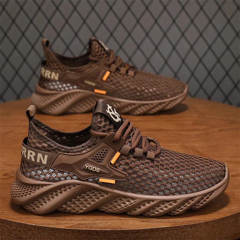 Кеды CYYTL мужские сетчатые повседневные дышащие кроссовки для занятий спортом на