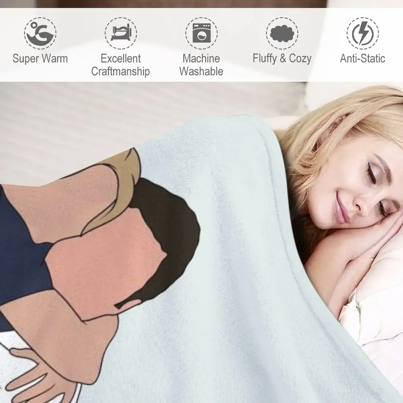 Одеяло MerDer Hug детское клетчатое одеяло на диване теплые одеяла в стиле аниме