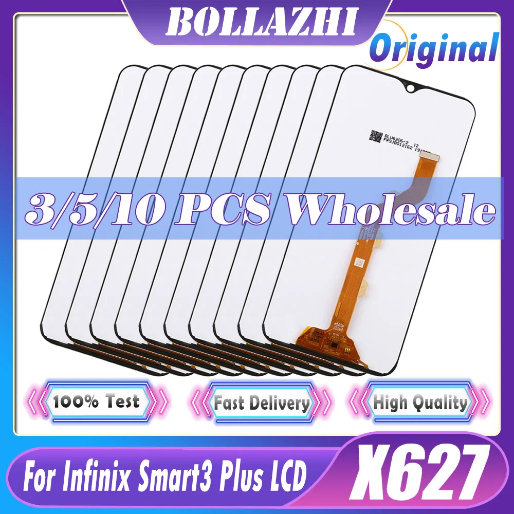 3/5/10 шт. 6 21 &quotX627 для Infinix Smart 3 Plus Global X627V X627 ЖК-дисплей детали замены - купить по