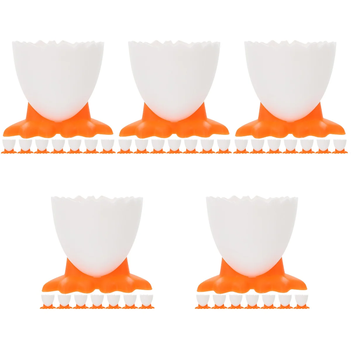 

Egg Cups Boiled Holder Soft Eggs Kids Poached Funny Holders Set Cup Poaching Topper Cute Chicken Poacher Novelty Breakfast